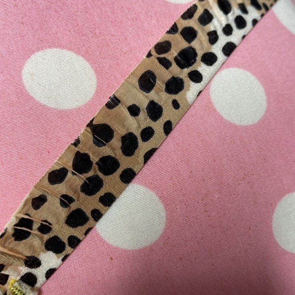 Vintage Y2K Victoria’s Secret Cottagecore leopard print ruffle trim thong - Picture 5 of 5
